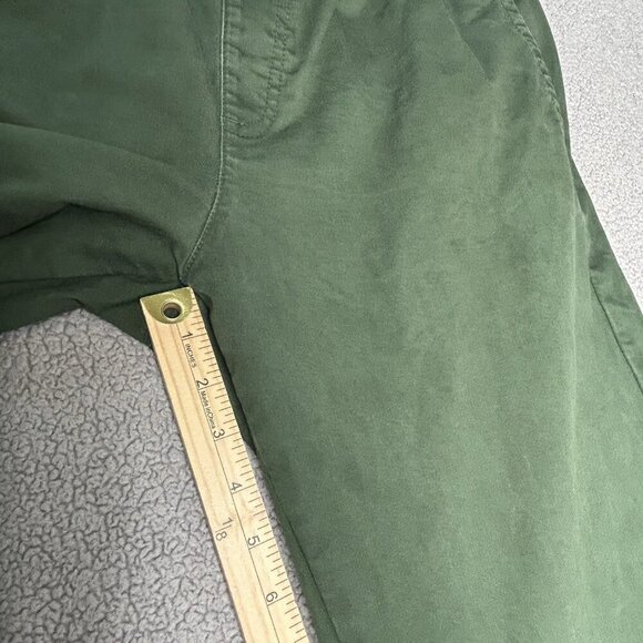Pact Pants Mens Extra Large Green Canvas Roll Up Pant Organic Cotton Stretch XL - Picture 10 of 12
